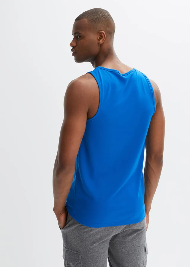 CAMISETA FUNCIONAL SIN MANGAS (2 UNIDADES) AZURNEGRO
